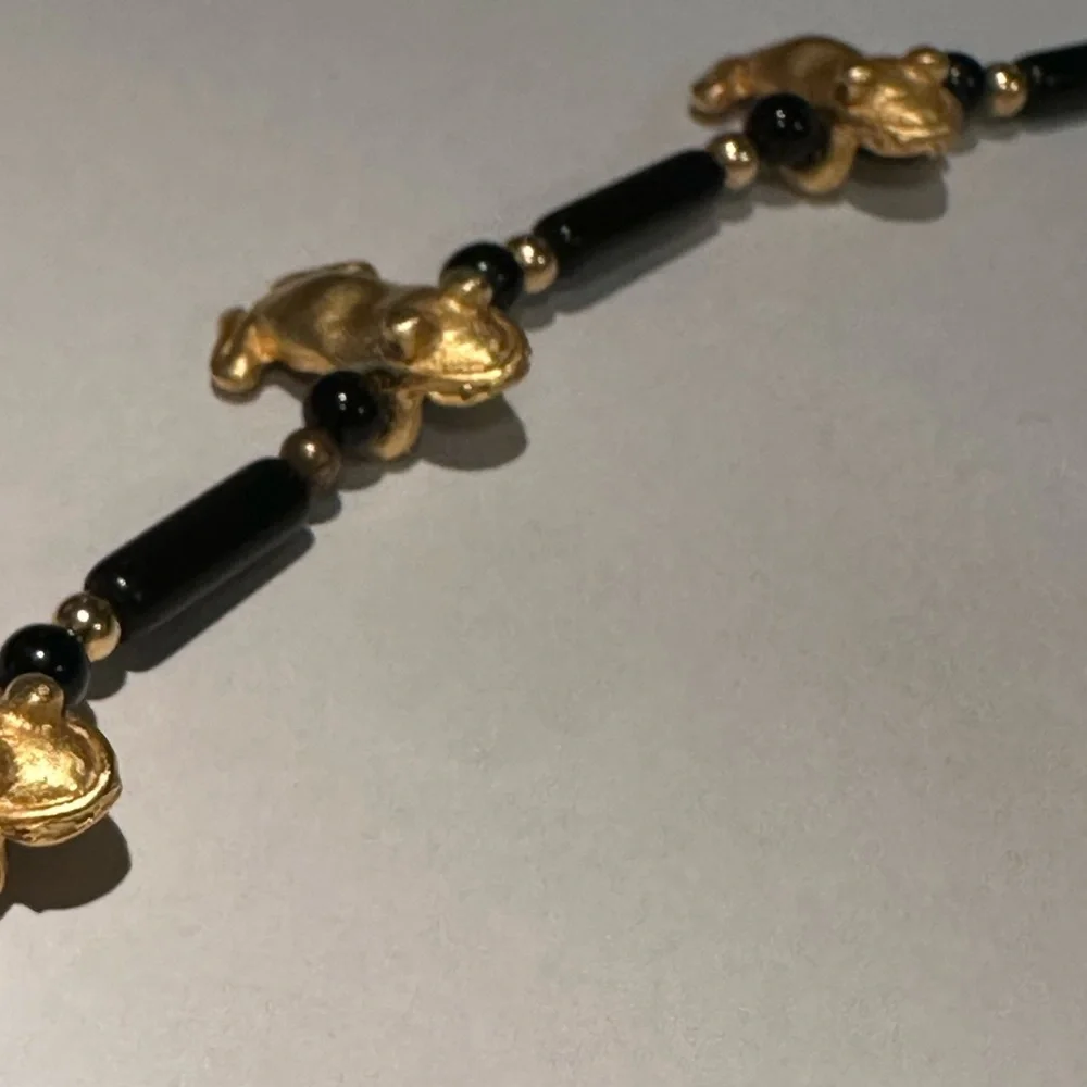 Museum Company Frog Necklace and Earring Set - Picture 4 of 7